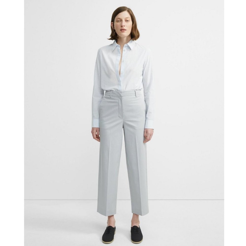 THEORY Chino St. Wash HW Straight Leg Pant NWT